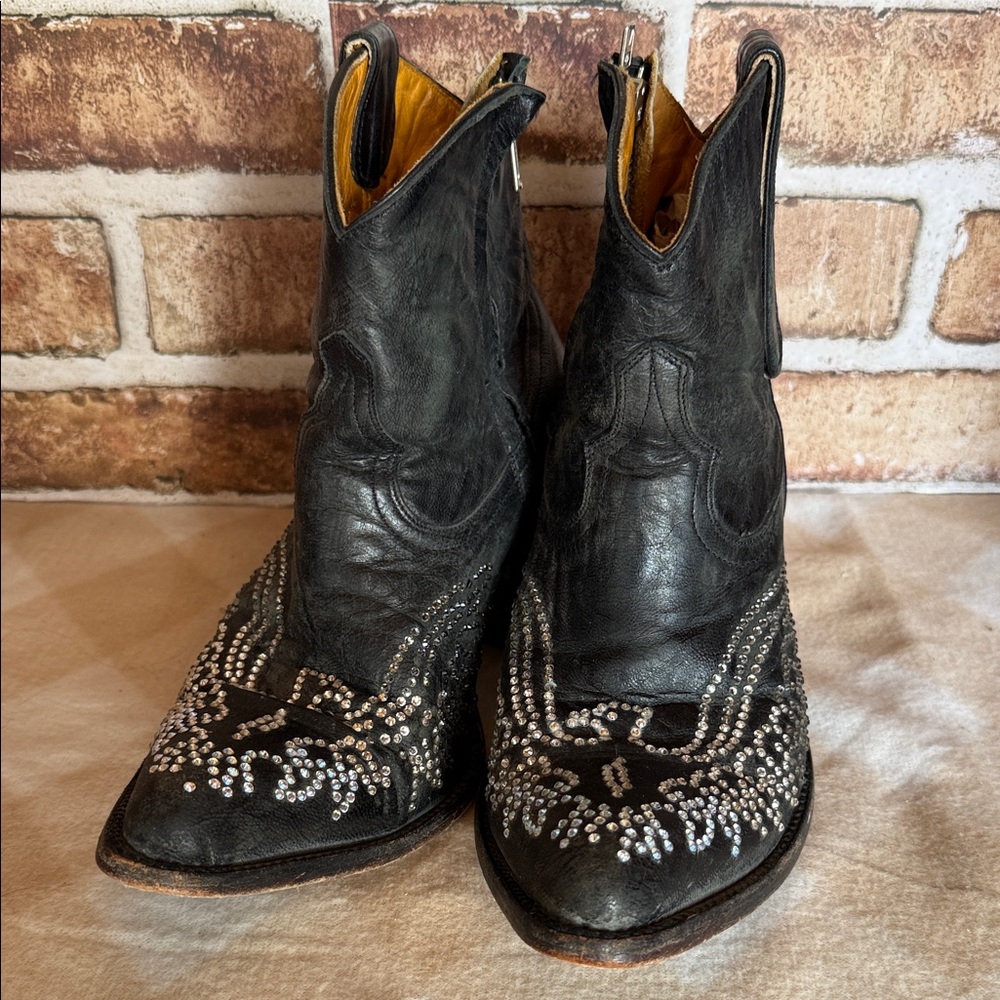 Old Gringo Black Rhinestone Western Boots